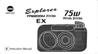 MINOLTA AF-Tele 75W RIVA ZOOM 35mm FILM CAMERA