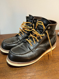 RedWing Boots 8890 6" Classic Moc Toe Charcoal Rough and Tough