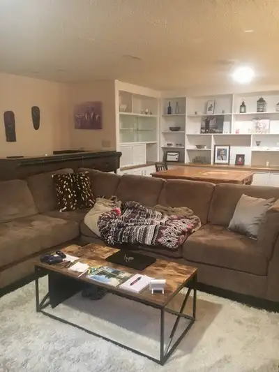 Large one bedroom basement suite + Den