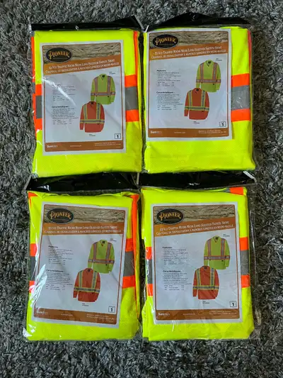 Men’s Hi-Vis Safety Work Shirts, Brand New , View more