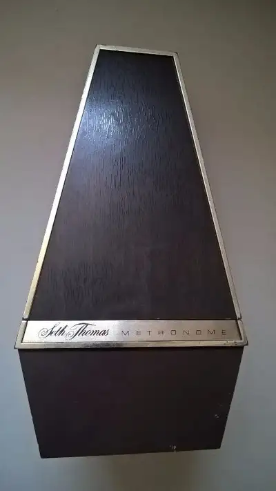 Vintage Metronome de Maelzel by Seth Thomas Clock Co. Conductor, View more