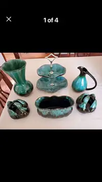 6 pieces of Blue Mountain Pottery