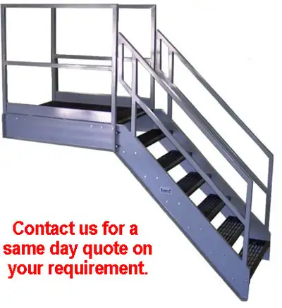 steel stairs fabrication , View more