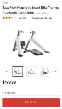 Tacx Flow Magnetic Trainer + tire and tube