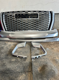Chrome front end grill