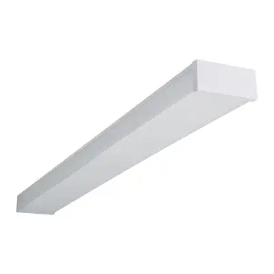 FLORESCENT LIGHT FIXTURES, 48" c/w DIFFUSERS, 5 units, View more