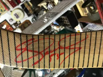 VINTAGE #55 ED JOVANOVSKI SIGNED HOCKEY STICK BIG AND BOLD, View more
