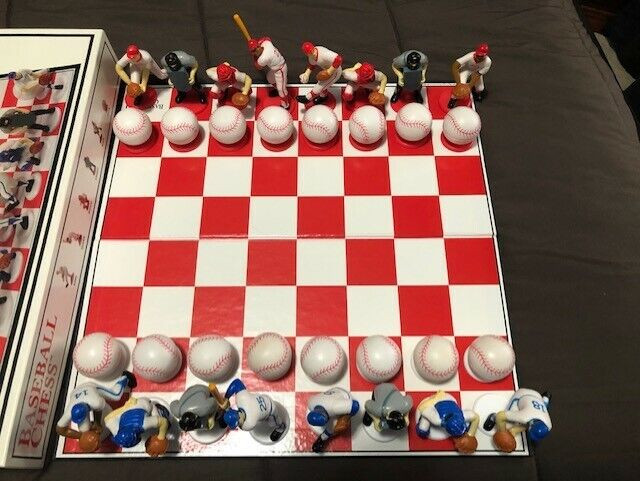 Vintage Baseball Chess Set in Arts & Collectibles in Mississauga / Peel Region - Image 2