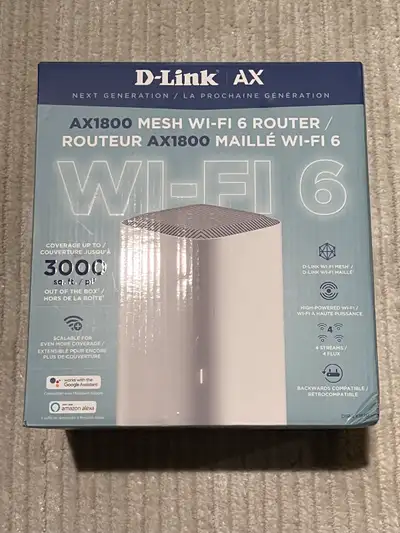 Wifi 6 Router D-Link AX1800, View more