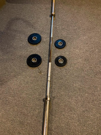 Olympic Barbell and Weight plates