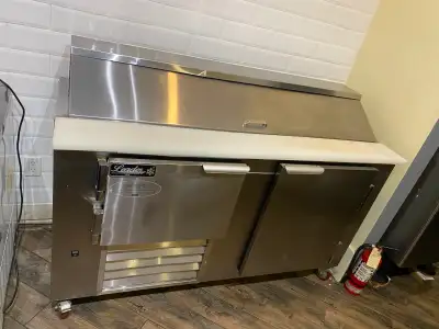 Leader Stainless Refrigerator With Sandwich Prep Top, View more