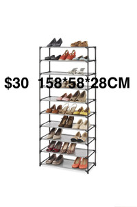 10-Tier shoe rack, shoe organizer, shoe storage, Storage Shelf, 