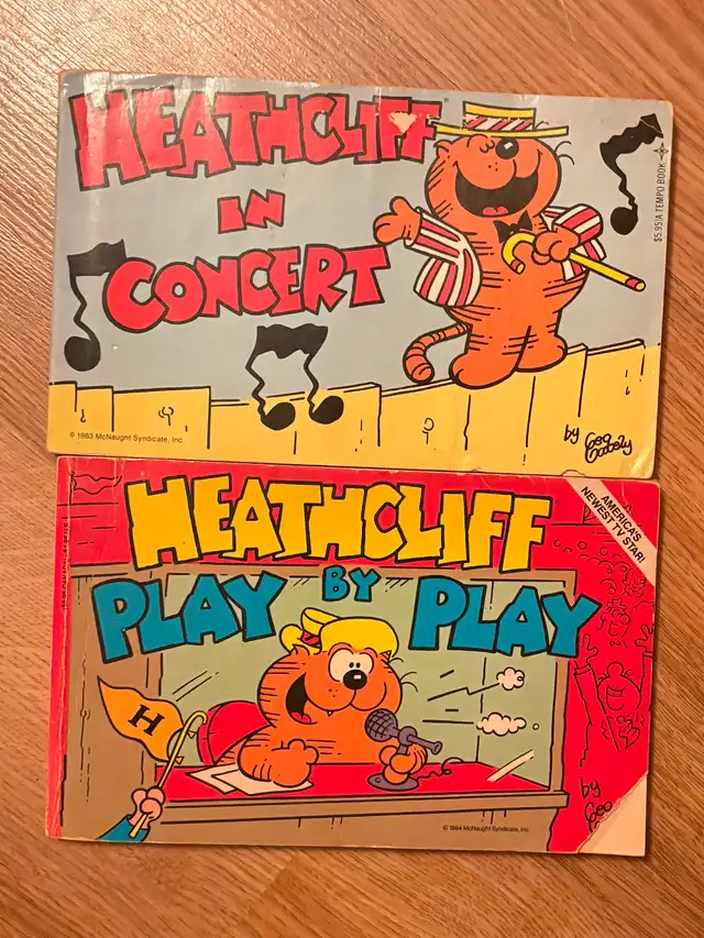 Heathcliff & Garfield Books for Sale