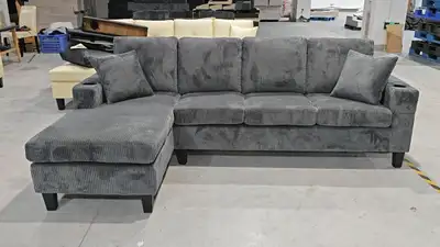 Corduroy Sectional Sofa, View more