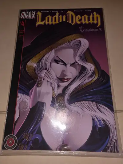Lady Death Tribulation #4 Mar. 2001 Chaos Comics Magazine Novel, View more
