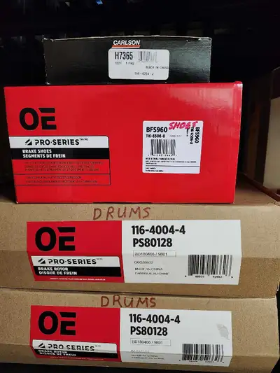 Brand New Complete Rear Drum Brakes for 2007 Or A 2009 -2013 GMC Sierra 1500 I have the Drums, Shoes...