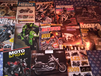 13 revues de moto 2000 à 2010 VTT bikes motorcycles motos mag