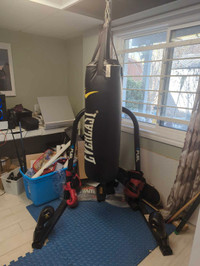 Heavy Bag Stand Black, and Boxing Heavy Bag
