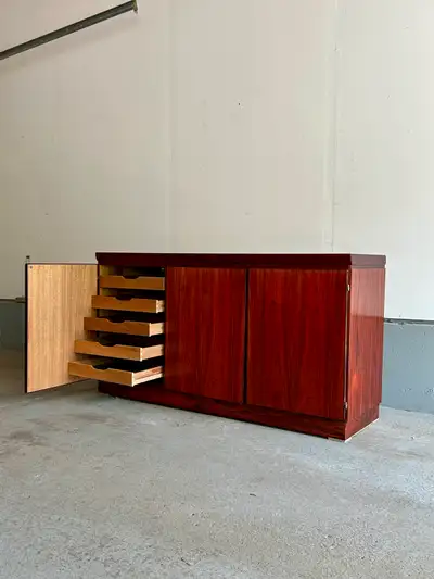 Danish mcm rosewood sideboard Credenza, View more