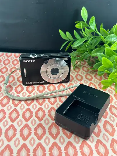 Sony Cyber-shot DSC-W50 6MP Digital Camera, View more