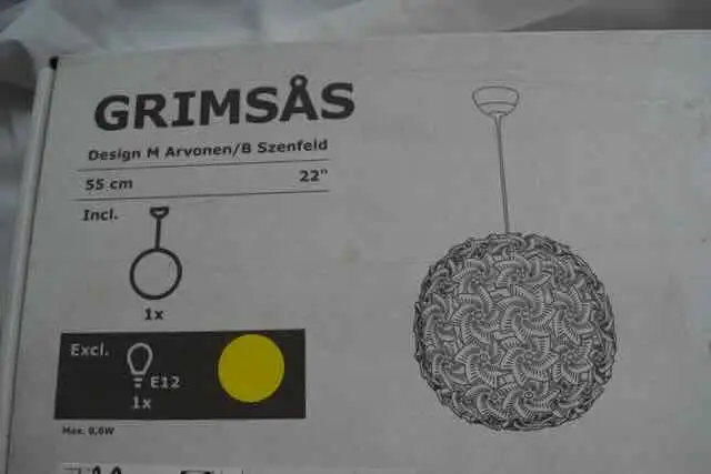Grimsas Yellow IKEA pendant light new in box in Home Décor & Accents in City of Toronto - Image 2