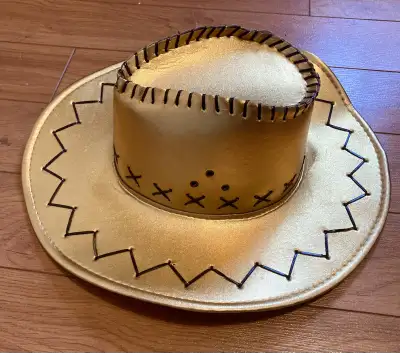 Who doesn’t need a golden cowboy hat as a last-minute addition to their Halloween costume? Pickup in...