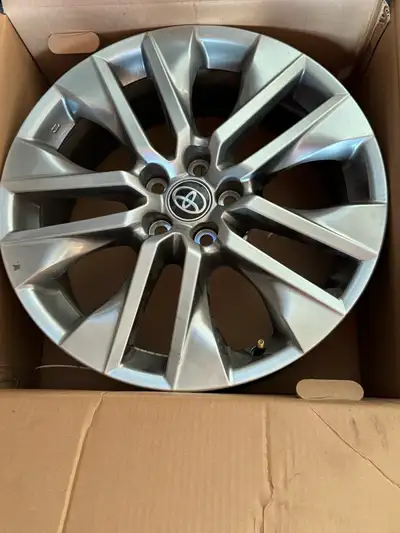 Set of four dealer take off rims from a 2023 RAV 4. . Condition 10/10 basically brand new. Here are...