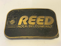 REED Rock Bit Company Belt Buckle $30 obo