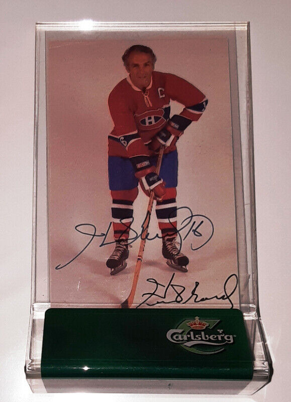 Henri Richard signed Team issued postcard Montreal Canadians in Arts & Collectibles in St. Catharines
