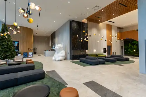 Enjoy comfortable city living in this modern and fully furnished 1-bedroom condo featuring large win...