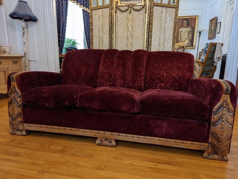 Sofa + Fauteuil antiques Art Deco 1930s Sofas et futons Ouest de l
