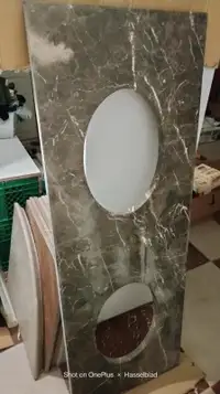 Comptoir lavabo marbre