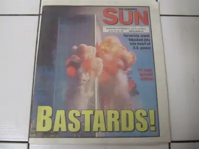 The Toronto Sun World Trade Centre Attacks September 12 2001, View more