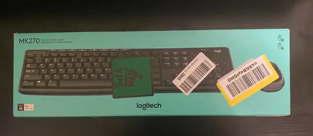 Logitech MK270 Wireless Keyboard and Mouse in Mice, Keyboards & Webcams in Markham / York Region - Image 2