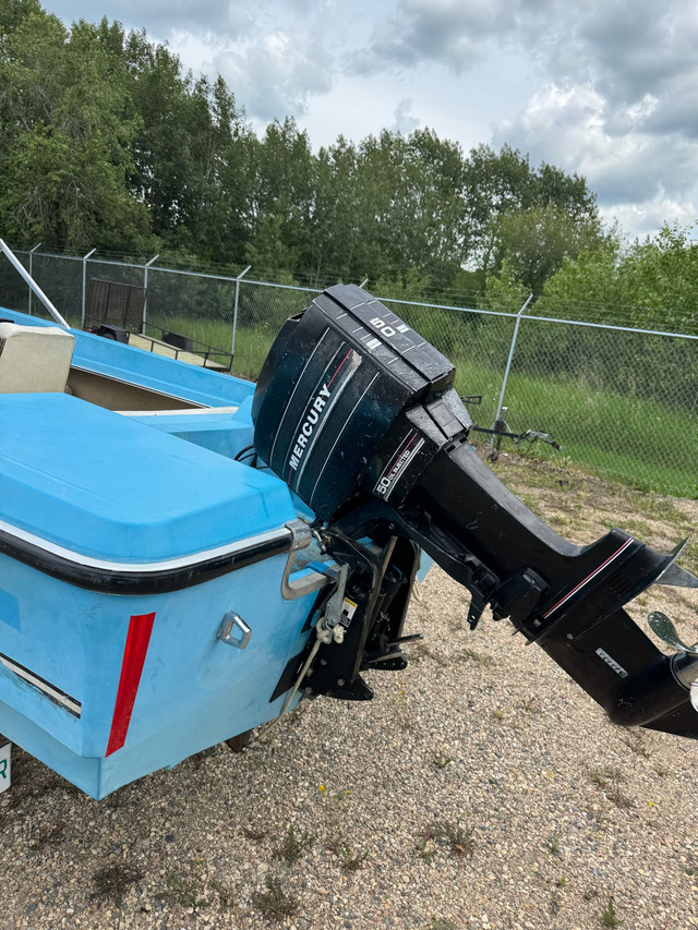 1966 Silverline Aruba 15ft 1987 Mercury 50hp in Powerboats & Motorboats in Prince Albert - Image 3