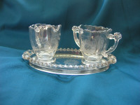 Cornflower Cream & sugar set