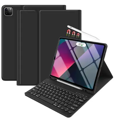 iPad Pro 12.9 Case with Keyboard, View more
