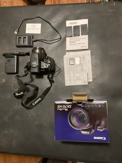 Canon Powershot SX70 HS ✅Appareil photo numérique 20,3 MP ✅ Objectif zoom optique 65x Vidéo 4K ✅ Écr...