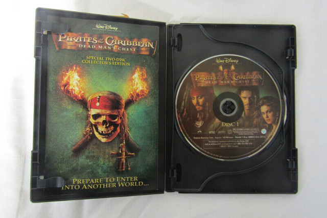 Pirates of the Caribbean Dead Man's Chest DVD Johnny Depp 2 Disc in CDs, DVDs & Blu-ray in Cole Harbour - Image 3