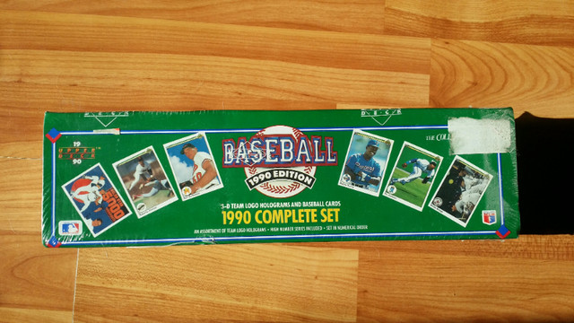 Factory Sealed 1990 Upper Deck Complete Baseball Set in Arts & Collectibles in Oshawa / Durham Region