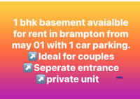 (from1stmay) Basment for Rent
