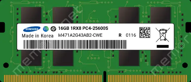 SAMSUNG 16GB DDR4 3200MHz Laptop Memory / RAM