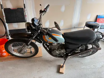 PRICE REDUCED!! For sale, regrettably, is my beautiful work- in-progress 1974 Honda XL350 Enduro. Th...