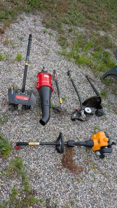 Poulon pro gas trimmer with blower/edger/Tiller/ Branch cutter, View more