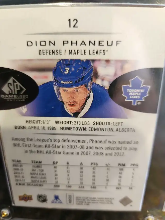 Toronto Maple Leafs Framed Hockey Cards in Arts & Collectibles in Charlottetown - Image 6