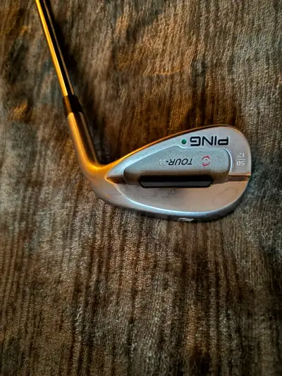 Ping 50 degree wedge. Halfway between a pitching wedge & gap wedge. In really good shape. No marks o...