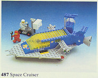 Lego 487 an 1979 Space Cruiser  Classic Space rare FREE SHIPPING