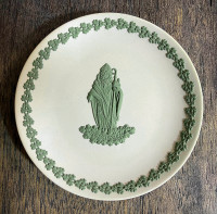Wedgwood Green Jasperware St Patrick Plate