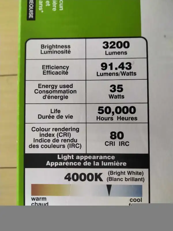NEW LED 4ft. shop light Shediac N.B. in Electrical in Moncton - Image 3