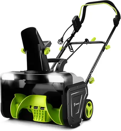 DEKOPRO Snow Blower:15A Motor, 20-Inch Electric Snow Blower, View more